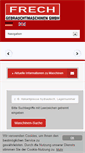 Mobile Screenshot of frech-maschinen.de